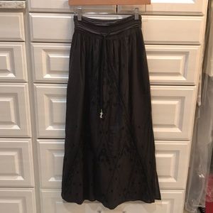 Bohemian black skirt
